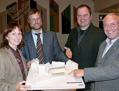 Elisabeth Helmreich, Jörn Künne, Heinz Scheuenstuhl, Reinhard Bär Foto